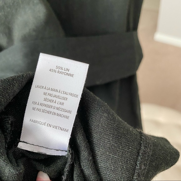 All In Favor Tie Waist Linen Blend Romper - Picture 9 of 14